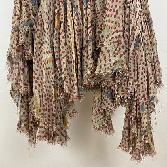 FP One - Free People Clover Printed Skirt - Stone Combo - Size Small - Picture 6 of 10